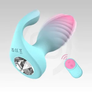 Radiant 2-in-1 Vibrator with remote control, flexible body, dual motors and multi-area stimulation design for adult shoppers across India