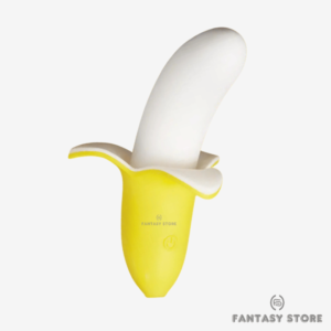 Banana-Shaped G-Spot Dildo Vibrator front view