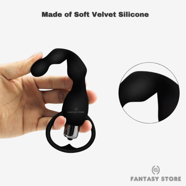 Velvet Silicone Vibrating Anal Beads made from velvet silicone