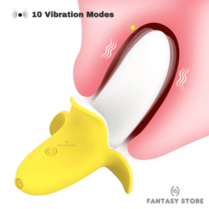 Banana-Shaped G-Spot Dildo Vibrator with 10 vibration modes