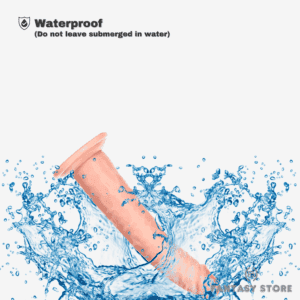 8" True-to-Life Realistic Pleasure Dildo is waterproof
