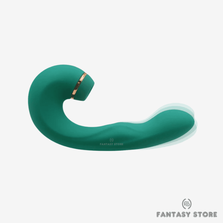 Green g-spot vibrator vibrating