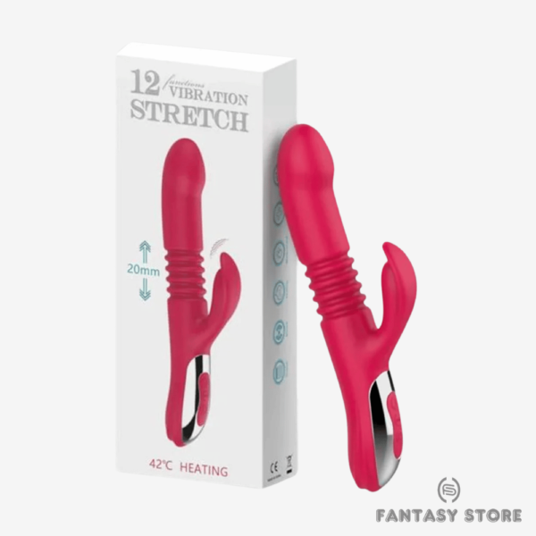 thrusting rabbit vibrator with box