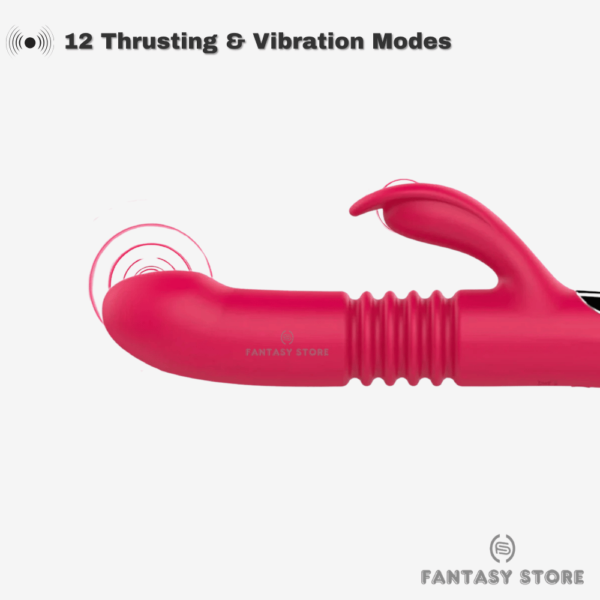 12 thrusting mode rabbit vibrator