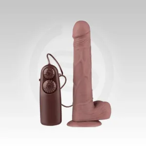Lifelike Rotating Dildo Vibrator with remote control and realistic textured design, buy in Jaipur, India