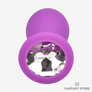 GemGlow Silicone Pleasure Plug back view