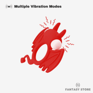 Lovemoment Batman Pleasure Vibrating Cock Ring with multiple vibration modes