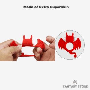 Lovemoment Batman Pleasure Vibrating Cock Ring made of extra superskin