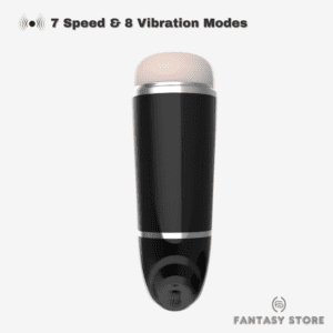VibraCruz Intense Vibrating Masturbator 8 vibration modes