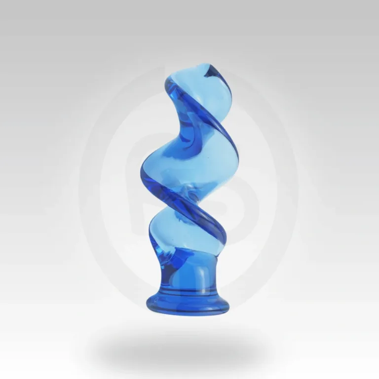 AquaFlow Premium Glass Wave Shape Anal Plug