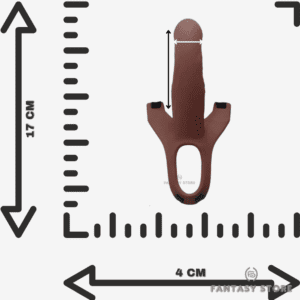MaxCurve Hollow Strap-On Dildo size