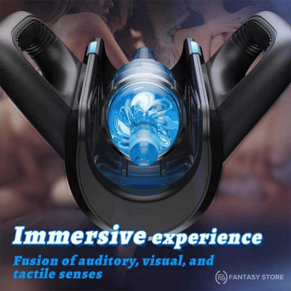 Automatic thrusting masturbator machine