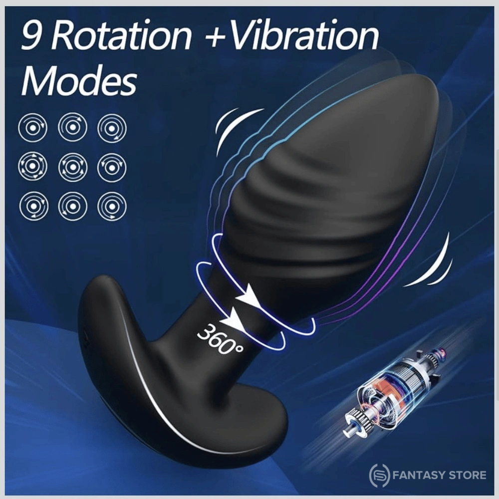 OrbitSpin rotating vibrator