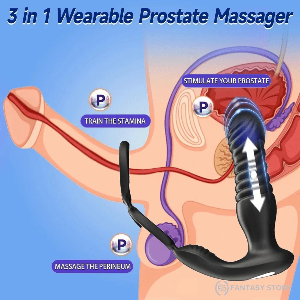 unleash-thrustpro-3-in-1-wearable-prostate-massager-delhi Unleash ThrustPro 3-in-1 wearable prostate massager designed for targeted prostate and perineum stimulation, available in Delhi, India.