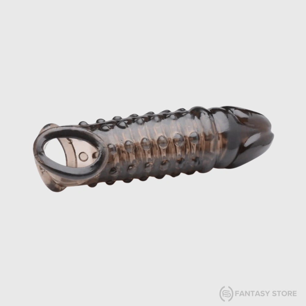 ribbed-dotted-enhancer-sleeve-rajkot Ribbed & Dotted Enhancer Sleeve with textured surface and realistic design for adult intimate use in Rajkot, Gujarat, India