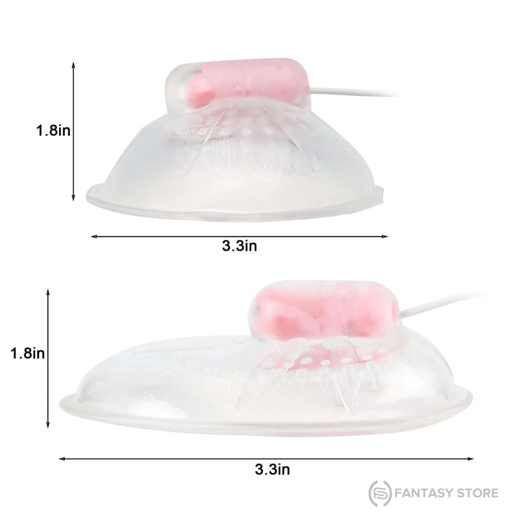 Nipora Triple Stimulation Massager showing compact 3.3-inch diameter and 1.8-inch height design for convenient use in India.