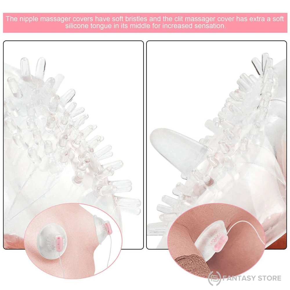 Nipora Triple Stimulation Massager with soft textured bristles and silicone stimulation surfaces for adult users in India.