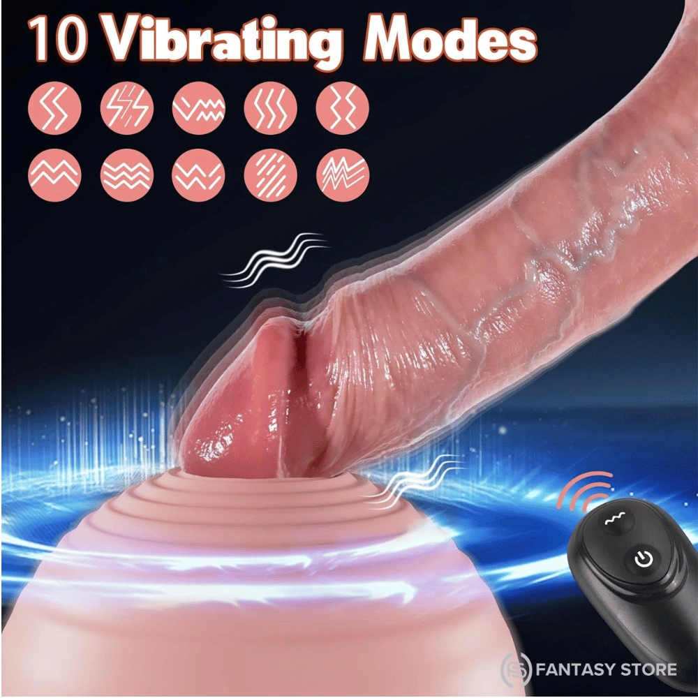 FusionFit remote control penis sleeve featuring 10 powerful vibration modes for customizable stimulation and enhanced pleasure